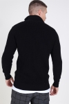 Clean Cut Osin ½ Zip Breien Black