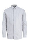 Jack & Jones Parker Wrinkle Resistant Shirt LS Bright White Stripe