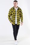 URBAN CLASSICS Checked Flanell Overhemd Black/Honey