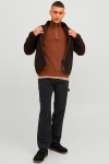 Jack & Jones PERFECT KNIT HALF ZIP Cambridge Brown