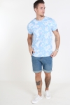 Solid Cole SS AOP T-shirt Blue Shade