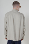 ONLY & SONS Latham LS Linen Structure Shirt Silver Lining