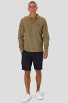 Clean Cut Copenhagen Basic Organic Pique Polo L/S Dark Camel