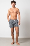 Clean Cut Copenhagen Swim Shorts Navy Leaf