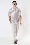 Kronstadt Ramon Cuba big stripe S/S shirt Desert sand