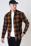 Jack & Jones JJEGINGHAM TWILL SHIRT L/S NOOS Rubber