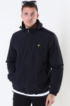 Lyle & Scott Zip Through Hooded Jacket Jet Black