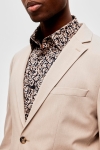 Selected Slim Liam Flex Blazer  Plaza Taupe