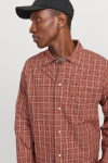 Jack & Jones Austin Loose Fit Check Shirt Arabian Spice