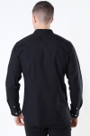 Clean Cut Copenhagen Oxford Mao Stretch L/S Overhemd Black