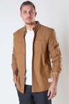 TJM TWO TONE OXFORD SHIRT Desert Khaki