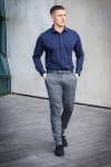 Clean Cut Copenhagen Clean Formal Stretch Shirt LS Navy