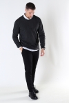 JEFF GREYSON CREW KNIT Charcoal