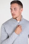 Tailored & Originals Knit - MKlokray Half zip Light Grey