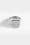 Northern Legacy Oversize Vegvisir Ring Silver