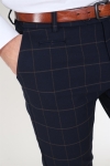 Les Deux Como Check Pak Pants Dark Navy/Brown