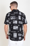 Only & Sons Oliver SS Printed Overhemd Black