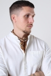 Allan China Linen Shirt Off White