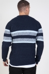 Only & Sons Cesco 5 Struc Stripe Breien Dress Blues