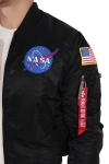 Alpha Industries MA-1 VF NASA Bomber Jas Black