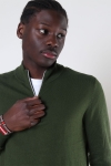 Kronstadt Toke Cashmere half zip sweater Army