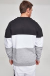 Klokban Classics 3-Tone Oversize Crewneck Black/ White/ Grey