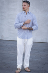 Jack & Jones Summer Shirt LS Infinity Stripe