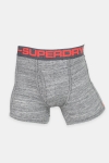 Superdry Sport Boxers Double Pack Flint Grey