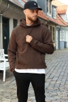 Jack & Jones Bradley Sweat Hoodie Seal Brown