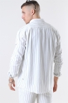 Kronstadt Johan Linen Stripe Overhemd Off White