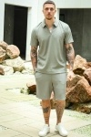 Selected Relax Plisse Half Zip SS Polo Vetiver