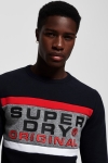 Superdry Trophy Crew Sweat Navy