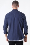 Jack & Jones Classic Melange Overhemd Navy Blazer