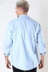 Kronstadt Dean Diego Cotton henley shirt Light Blue