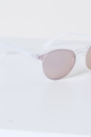 Fashion 1384 Zonnebril Matt Transparent Clear Lens w/Blue Mirror