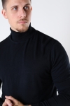 JEFF MALCOLM ROLL NECK KNIT Black