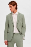 Selected SLHSlim Corby Seersucker Blazer Flex Desert Sage