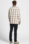 Jack & Jones JPRBLALOGAN FLANNEL OVERSHIRT L/S SN Cloud Dancer