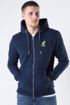 Fat Moose Brady Hood Zip Navy