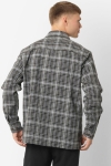 Clean Cut Copenhagen Konrad Overshirt Grey / Army Check