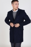 Only & Sons Julian Solid Wool Wollen Jas Night Sky