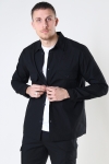 Clean Cut Copenhagen Ripstop Stretch Overshirt Black