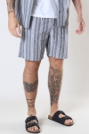 Kronstadt Stanley Linen Stripe 04 shorts Dutch Blue