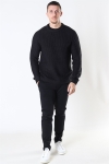 Only & Sons Kelvin 5 Struc Crew Neck Breien Black