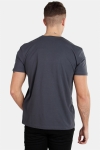 Alpha Industries Basic T-shirt Small Logo Greyblack/Black