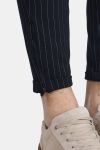 Gabba Pisa Chino Pinstripe Broek Navy Stripe