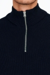 ONLY & SONS PHIL COTTON HALF ZIP KNIT Dark Navy