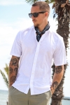 ONLY & SONS Caiden SS Linen Shirt White