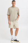 Solid Ryan Denim Shorts Oatmeal