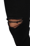 Just Junkies Sicko Jeans Black Knee Holes 